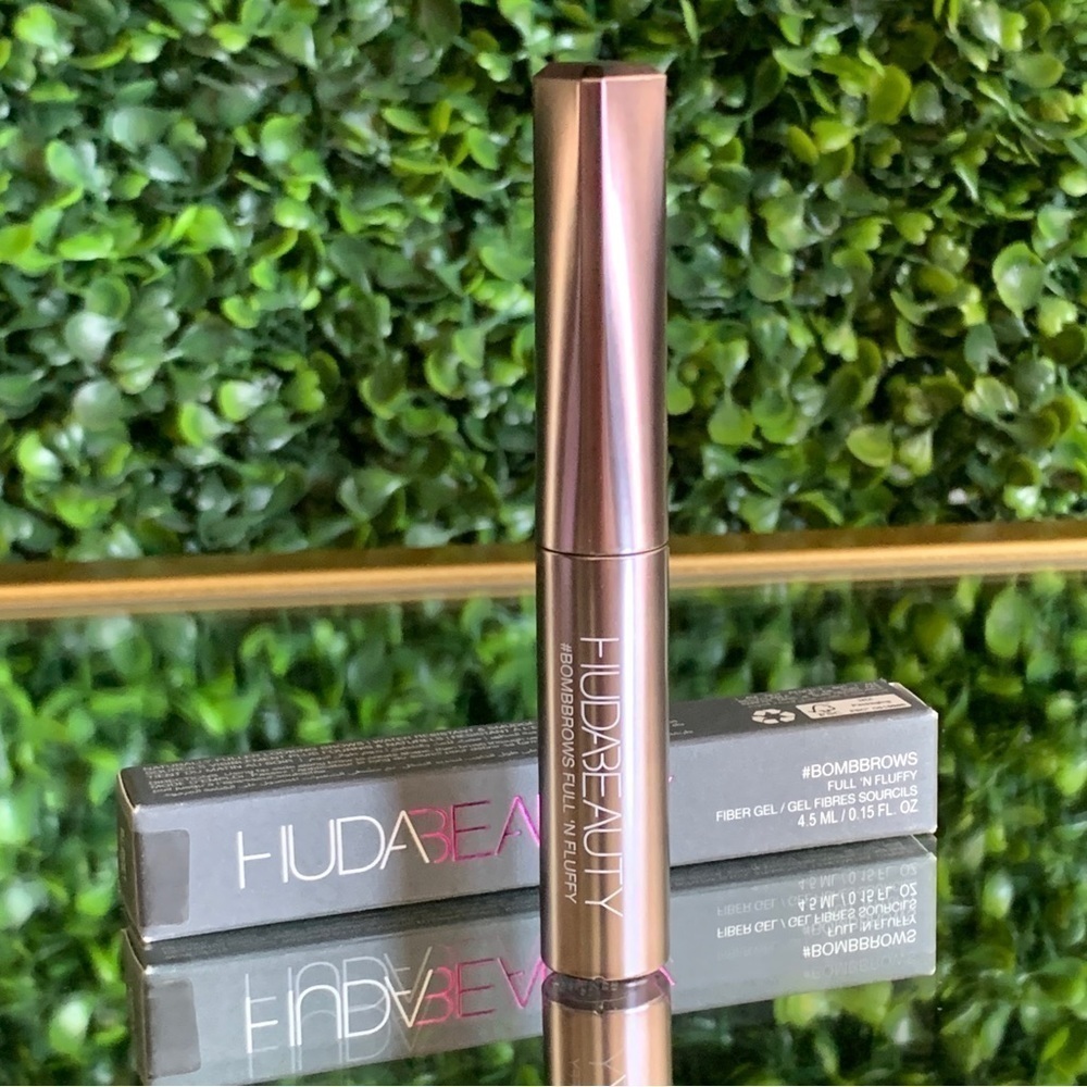 Huda Beauty SOFT BLACK 8 BombBrows Full n Fluffy Fiber Brow Gel | NEW | BOMBBROW - Picture 10 of 14